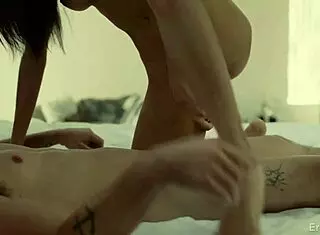 Cute dimpled latina bent over in missionary licked by big cocked boyfriend