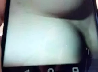 My wife is giving me a handjob show while I spy on her