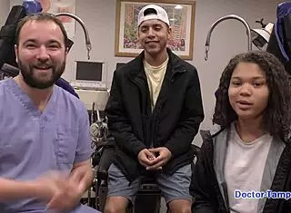 Dr. Tampa Conducts Intense Physical on Michelle Anderson at Tampa University