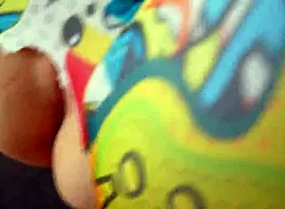 caught my stepsister masturbating and fucked her hard, tearing her leggings 😏