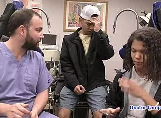 Dr. Tampa Conducts Intense Physical on Michelle Anderson at Tampa University