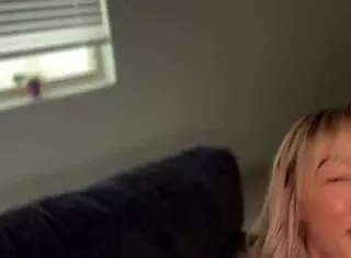 Hot blonde seeks intense BBC therapy session