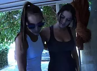 Two lesbians engage in hard sex, licking wet pussies passionately. They explore each other's bodies intensely.