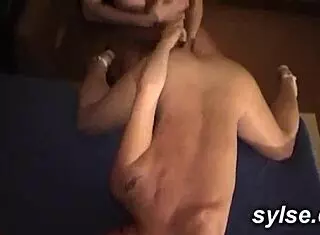 Milf, ready for gangbang in forest before lesbian sauna action?