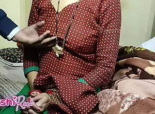 Desi Pregnant Maid with Big Tits Gets Pussy Pounded by Owner