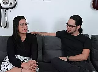 Kylei Ellish's First Porn Video with Deepthroat and Cum Covered Tits