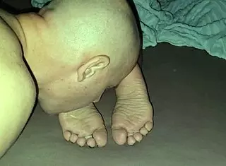 Stepmother's Soles Licked and Cum on Them