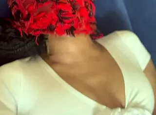 Ebony Babe Squirts Hard Through Shorts in Full Xvideos Red Clip