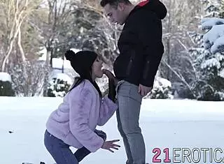 passionate euro babe gets assfucked hard, then savors hot jizz in her mouth after riding.