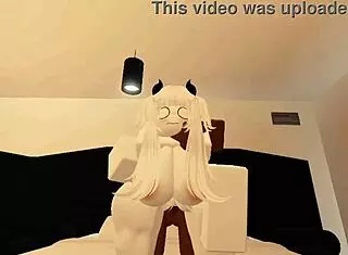 Roblox Shy Girl Turns Lustful With Big Black Cock Sucking And Riding