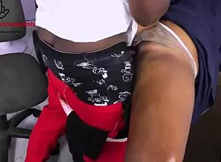 Horny Teacher In Hijab Asks Hard Cock Black Student To Fuck Her Wet Pussy On Desk During School Hours