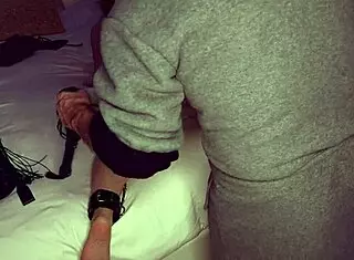 hairy pussy wife gets weekly spanking and four-finger anal! 😈