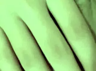 she's got a hairy trimmed pussy hungry for cock while masturbating solo