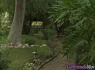 Teen Lesbians Rocking Stockings Hard