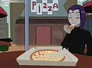 Raven loves hard fucking, submits jinx to cum in mouth