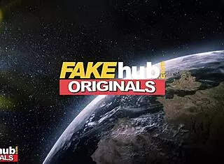 Fakehub alien event turns steamy as guy thrusts deep. Fit blonde's wet pussy takes it all in!