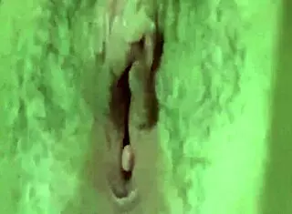 she's got a hairy trimmed pussy hungry for cock while masturbating solo