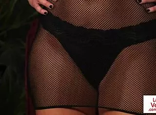 Alluring Femdoms Film Guy Jerking Off