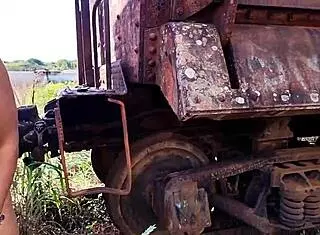 wanna watch me pound this juicy hole outdoors?