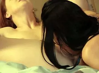 Hot Lesbian Couple Gets Wet and Wild with Kisses! 🔥