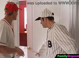 familyorgasm girls get wild with baseball player dads in orgy
