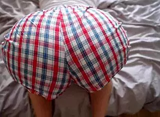 I convinced my step sister to fuck without removing my shorts