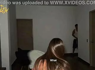 stepbrother watches me masturbate then i let him fuck me 😈 salomé gil part 1