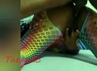 gozando dentro da preta no halloween with huge tits spreading pussy and ass