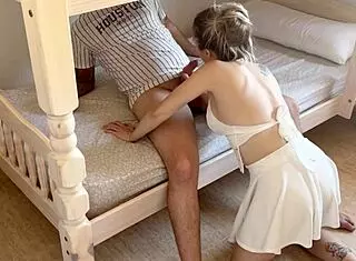 Welcome Home Gift Turns into INTENSE SEX with Stepbrother after College