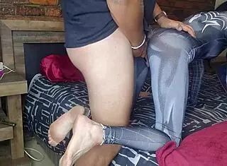 Grace In Spidergirl Cosplay Enjoys Anal Play.