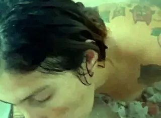 i took a hot cum shower in the bathroom, covering my tits and armpits with fetish load! 😏💦