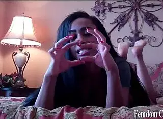 Mistress Scissorholds Slave in Intense BDSM Session!