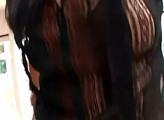 Crissy cums on a big cock.