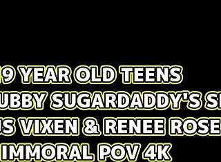 teddy subtly busts a nut on venus's juicy ass