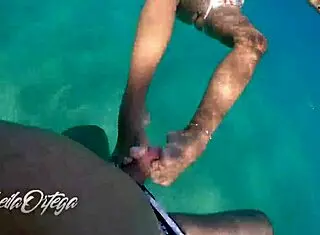 Wow! Sheila Ortega sucks and fucks underwater while snorkeling!