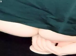 Trans woman rides dildo with toys and crossdressing elements