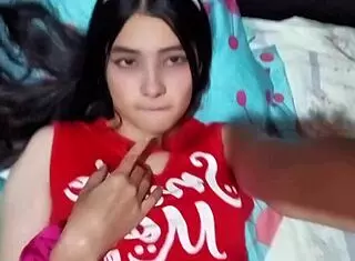 the best cowgirl with tight pussy makes him cum inside homemade