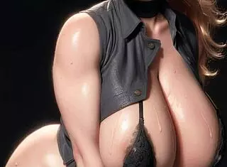 ai generated sexy model big tits 😘