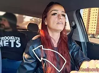 I catch passenger masturbating in car, oh my!