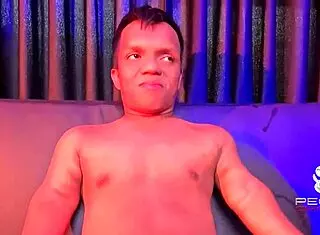 Mini trainer makes desperate latina bbw shake her big ass