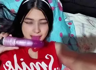 the best cowgirl with tight pussy makes him cum inside homemade