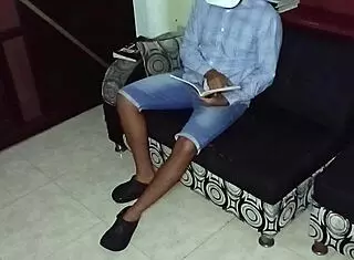 Latina student seduces English teacher in dorm for sneaky footage