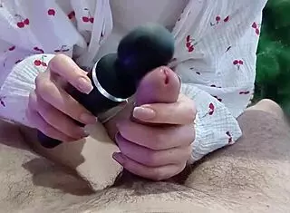 step sister uses vibrator for homemade cum extraction