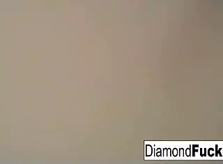 diamond gets wet in the shower