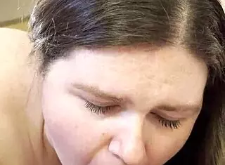 Sexy BBW Poppy Cohen Sucking Cock POV!