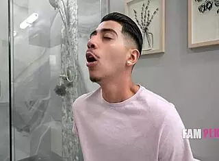 cute stepsis volunteers to be my cock canvas