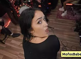 Wow, nia bleu fucks brett maker backstage!