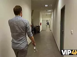 busty blonde karina king uses her big fake boobs to pay off debt