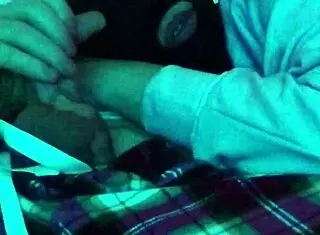 Woman hides face in affair