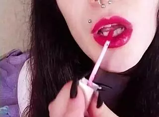 Look At This Hot Brunette Getting Submissive Backstage With Her Pierced Body!